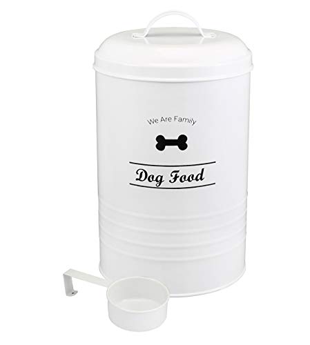 Contenedor de comida para perros – Pet Good Dog Food Recipiente para almacenamiento de alimentos, capacidad de 4 libras – Cuchara incluida