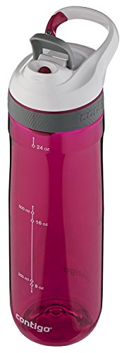 Contigo Auto Seal Cortland Botella de agua, 24 oz, Sangría