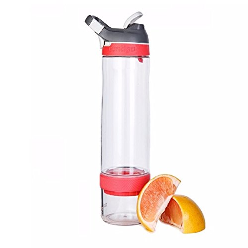 Contigo Cortland Infuser Botella de Hidratación con Infusor, Unisex Adulto, Rosa (sandía), Talla Única