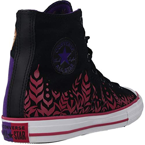 Converse Chuch Taylor All Star Hi Frozen Anna Negro/Rojo (Black/Cherries Jubilee) Tela 38½ EU