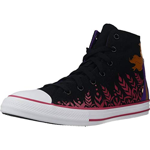 Converse Chuch Taylor All Star Hi Frozen Anna Negro/Rojo (Black/Cherries Jubilee) Tela 38½ EU