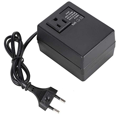 Convertidores de Potencia Para Convertidor de Voltaje de Viaje Internacional Transformador Reductor 300W 220V a 110V Adaptador de Enchufe UE(EU Plug)