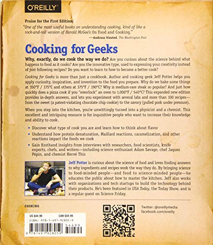 Cooking for Geeks: Real Science, Great Cooks, and Good Food