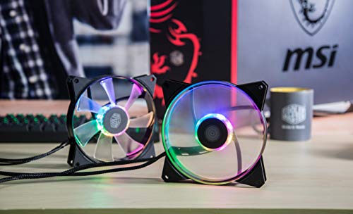 Cooler Master Master Fan mf140r argb – Ventilador de Caja – 140 mm, R4 – 140R de 15pc de R1