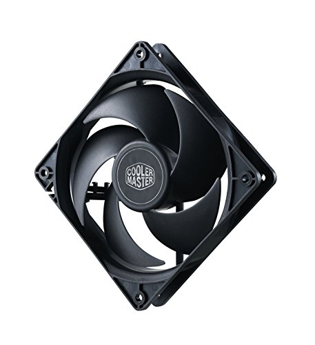 Cooler Master Silencio FP 120 PWM - Ventilador de PC (Ventilador, Carcasa del ordenador, 4 Pins, 12 cm, Negro, 0,03A, 0,36W)