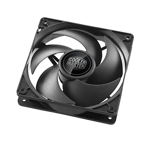 Cooler Master Silencio FP 120 PWM - Ventilador de PC (Ventilador, Carcasa del ordenador, 4 Pins, 12 cm, Negro, 0,03A, 0,36W)