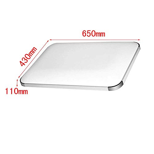 COOSNUG Luces de techo 72W Lámpara de techo ultradelgada LED ultradelgada Lámpara de la sala de estar del dormitorio moderno de la cocina (Plata regulable 3000-6500K)