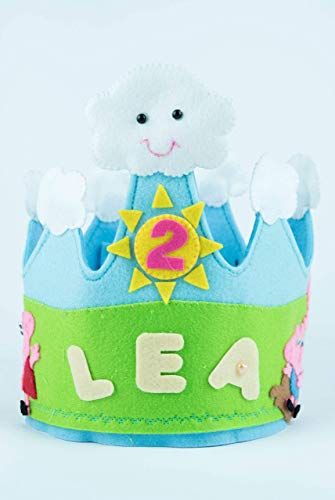 Corona Cumpleaños Peppa Pig