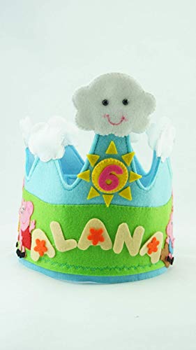 Corona Cumpleaños Peppa Pig