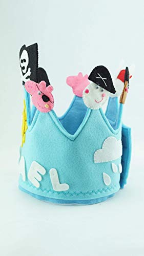 Corona Cumpleaños Peppa Pig Pirata