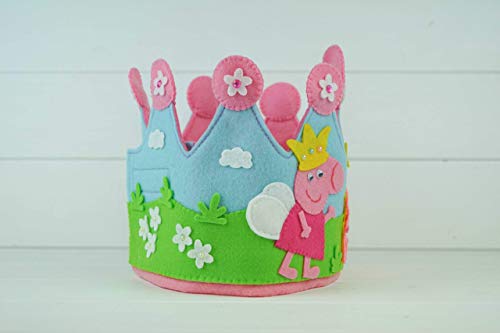 Corona Cumpleaños Peppa Pig Princesa 2