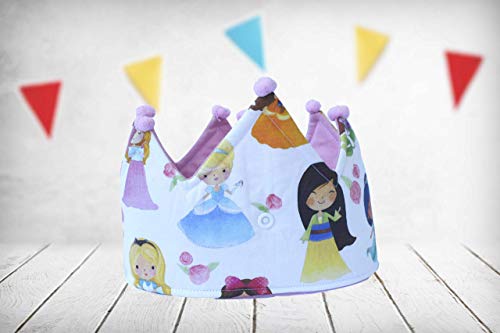 Corona cumpleaños Princesas Disney (Incluye Todos los números) - Beneficios destinados a entidad sin ánimo de lucro