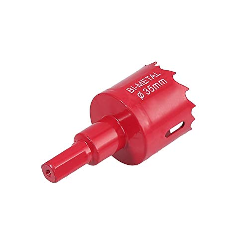 Coronas Perforadoras 11 Piezas 16-53mm HSS Brocas Corona de Acero de Alta Velocidad con Punton Central y Resorte Juego de Sierras Perforadoras para Madera Blanda Chapa de PVC Plástico Yeso