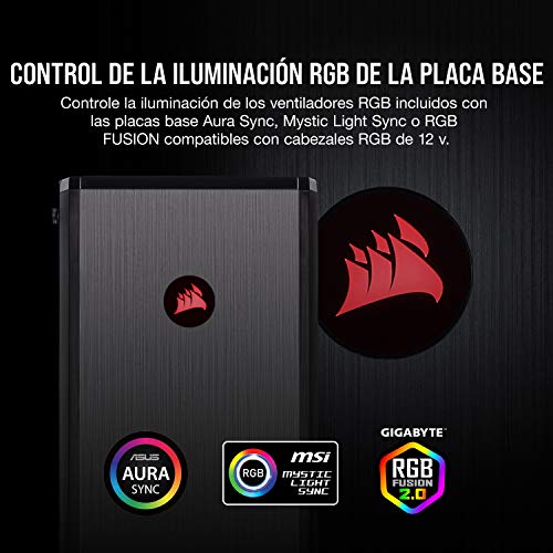 Corsair Carbide Series 175R RGB - Caja de Ordenador para Juegos (Medio-Torre ATX con Ventana de Vidrio Templado) Color Negro