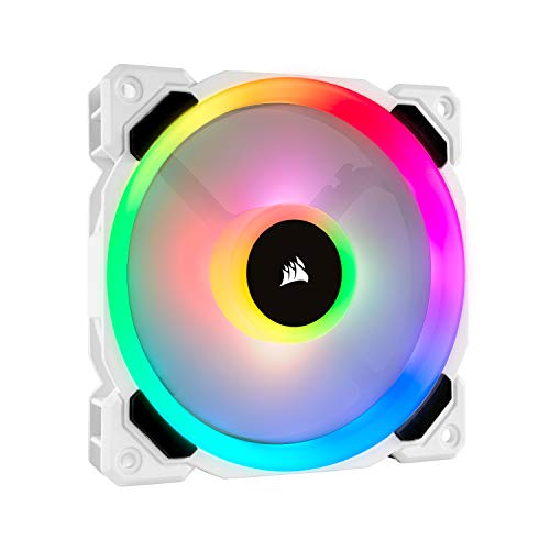 Corsair LL120 RGB - Ventilador (LED 120 mm, PWM White High Airflow) Blanco (CO-9050091-WW)