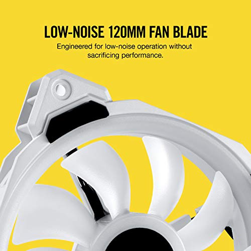 Corsair LL120 RGB - Ventilador (LED 120 mm, PWM White High Airflow) Blanco (CO-9050091-WW)