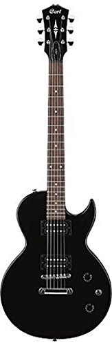 Cort CR50 - Guitarra eléctrica (calibre de cuerdas: 10-46), color negro brillante