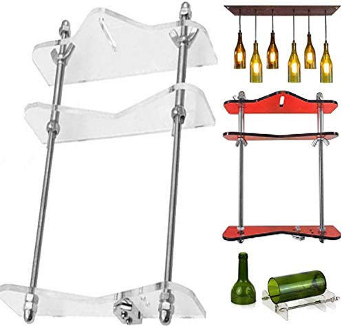 Cortador de Botellas de Cristal,Biluer 2PCS Cortador de Botellas de Vidrio Glass Cutter Tool para El Corte De Botellas De Vino Habitaciones Decoración De Bares para La Fabricación De Artesanías