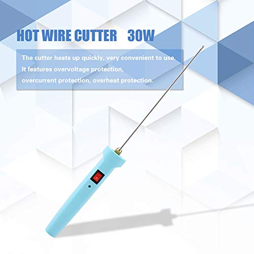 Cortador de espuma con cuchilla caliente, pluma de grabado de corte térmico de poliestireno eléctrico de 110-250V/30W, para cortar, tallar y escribir palabras de espuma de poliestireno(UE)