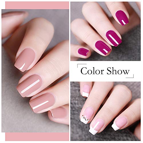Coscelia Kit de Esmaltes de Uñas 12pcs Esmaltes Semipermanentes de Uñas en Gel Soak off 8ml 36W UV/LED Secador de Uñas Nail Dryer Capa Base Capa Superior Manicura Kit