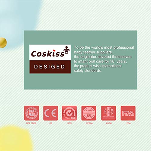 Coskiss Juguetes para rompecabezas Desarrollo intelectual de los niños Montessori juguetes Set Enfermería de dientes de madera de sonajeros Baby divertido e interesante juguete (niña)