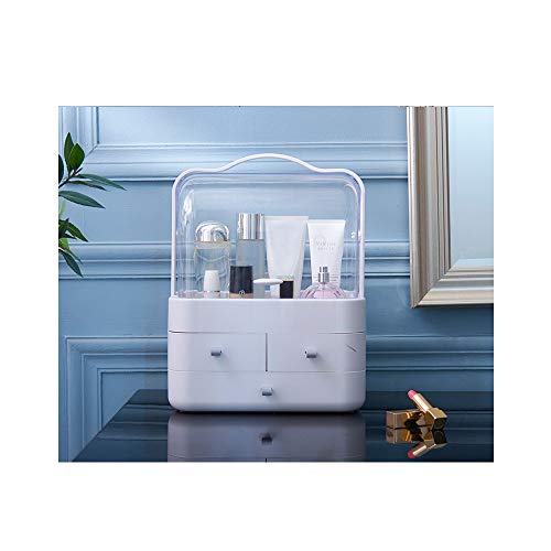 Cosmética Caja De Almacenamiento, para Cosmética De Almacenamiento, Vitrina, Gabinete De Almacenamiento En Rack, A Prueba De Polvo con La Manija Y del Cajón