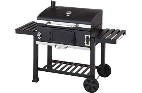 CosmoGrill XXL - Barbacoa de carbón para exteriores con cubierta premium