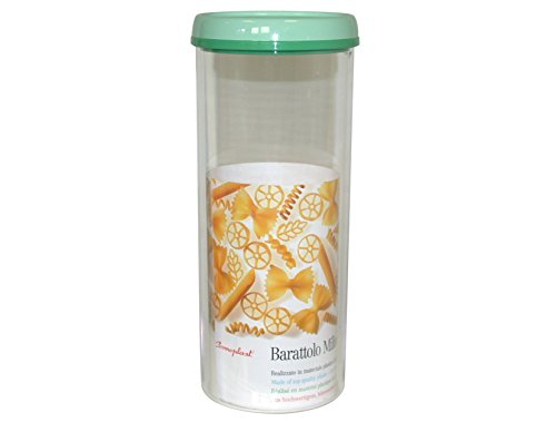 COSMOPLAST – 707 Tarro Top Espaguetis (cilíndrico, Transparente/Multicolor