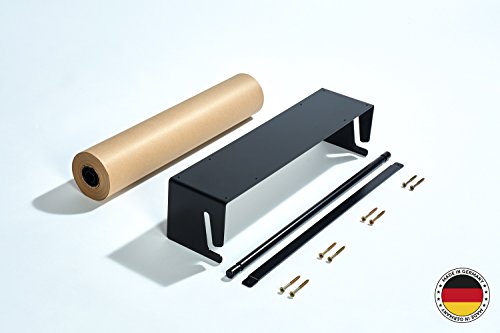CozyHome Studio Roller – Elegante soporte de papel de pared para despachos, cafeterías o para el hogar – Alternativa innovadora a pizarras blancas, rotafolios o tableros informativos