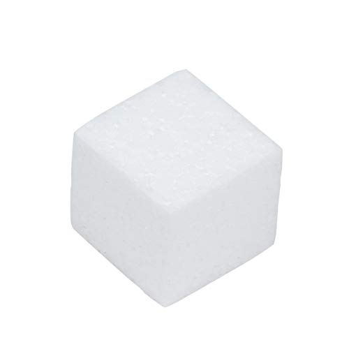 Craft - Bloques de espuma de poliestireno de 36 piezas para manualidades y modelado, 5 x 5 x 5 pulgadas de espuma en blanco