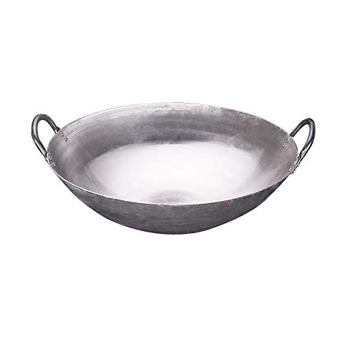 Craft Wok Martillo De Acero Al Carbono Tradicional Martillado A Mano Con Mango De Acero,40cm