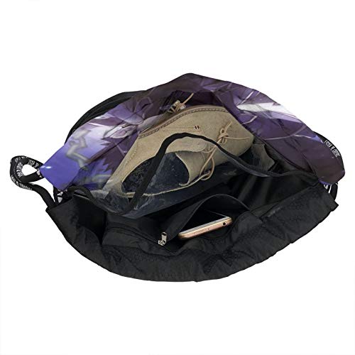 CrazyCoolArt Sword Art Online Kirigaya Kazuto mochila con cordón paquete de mochilas portátil de ocio de almacenamiento de viaje bolsas de hombro de 35 x 45 cm