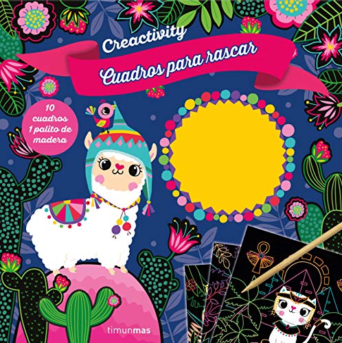 Creactivity. Cuadros para rascar. Animalitos: 10 cuadros 1 palito de madera (Libros de actividades)