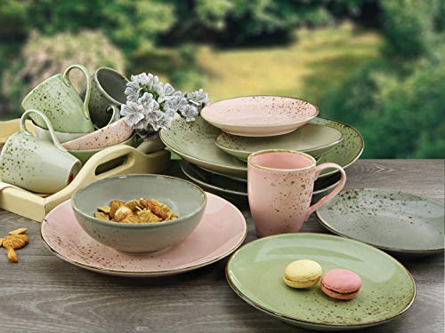 CreaTable 20298 Nature Collection VINTAGE Garden - Vajilla (16 piezas)