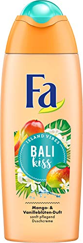 Crema de ducha FA Island Vibes Bali Kiss con aroma de flores de manganeso y vainilla, 6 unidades (250 ml).