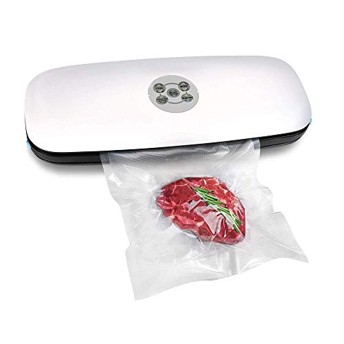 Crenova V60 Plus - Envasadora al vacío 3 en 1 con kit de iniciación de Cutter, tubo de vacío, rollo de vacío y 10 bolsas de sellado al vacío para cocinar Sous Vide