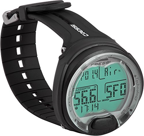 Cressi Leonardo Ordenador de Buceo, Adultos Unisex, Negro, Talla única