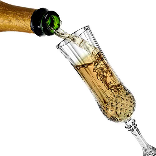 Cristal D'Arques Longchamp - Estuche de 6 copas alargadas, 14 cl