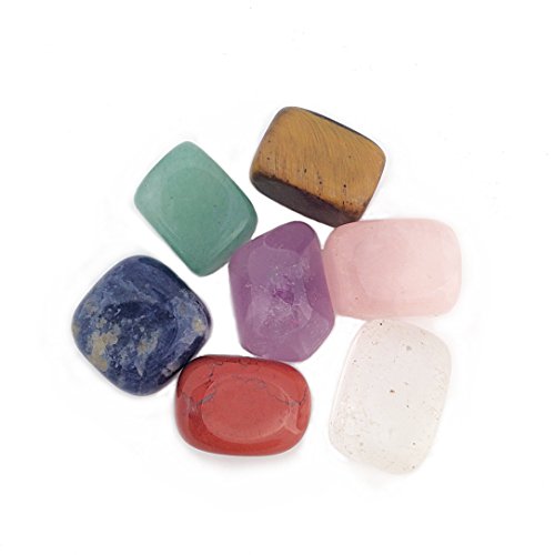 Cristales de curación para uso como piedras de chakra, meditación, relajación y reiki