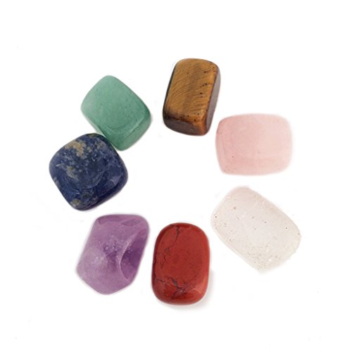 Cristales de curación para uso como piedras de chakra, meditación, relajación y reiki