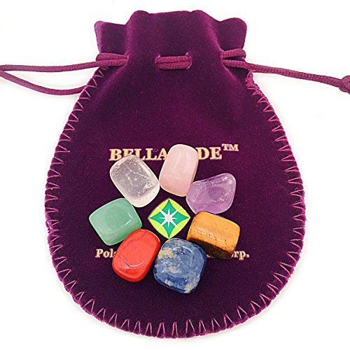 Cristales de curación para uso como piedras de chakra, meditación, relajación y reiki