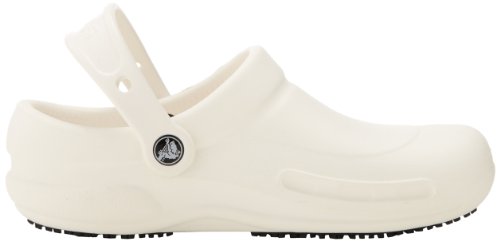 Crocs Bistro, Zuecos Unisex Adulto, Blanco (White), 37/38 EU