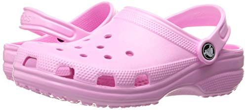 Crocs Classic Clog Kids Roomy fit Zuecos Unisex niños, Rosa (Carnation 6I2), 30/31 EU