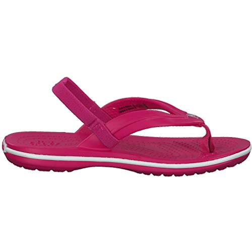 Crocs Crocband Strap Flip, Chanclas Unisex Niños, Rosa (Candy Pink 6x0), 27/28 EU