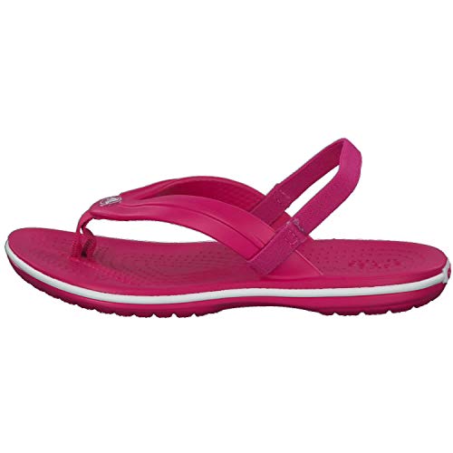 Crocs Crocband Strap Flip, Chanclas Unisex Niños, Rosa (Candy Pink 6x0), 27/28 EU