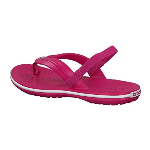 Crocs Crocband Strap Flip, Chanclas Unisex Niños, Rosa (Candy Pink 6x0), 27/28 EU