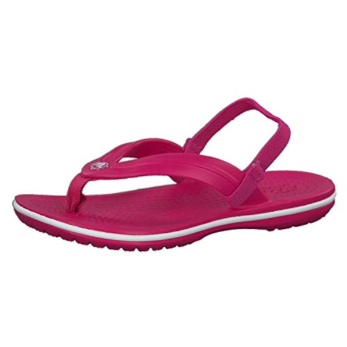 Crocs Crocband Strap Flip, Chanclas Unisex Niños, Rosa (Candy Pink 6x0), 27/28 EU