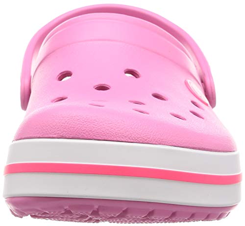 Crocs Crocband, Zuecos Unisex Adulto, Rosa (Pink Lemonade/White 62p), 37/38 EU