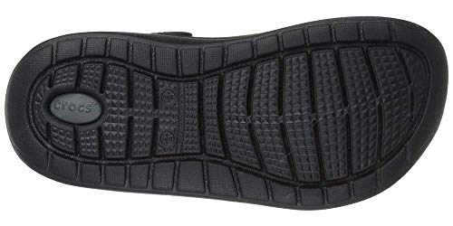 Crocs Literide Clog, Zuecos Unisex Adulto, Negro (Black/Slate Grey), 41/42 EU