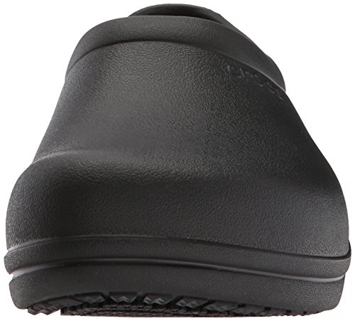 Crocs On The Clock Work SlipOn, Unisex Adulto Zapato, Negro (Black), 39-40 EU